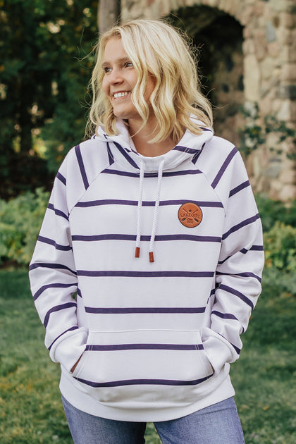 Lakegirl Fleece Stripe Hoodie