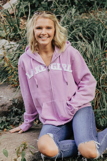 Lake girl classic zip hoodie Clearance