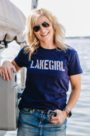 Navy Simply Lakegirl Tee
