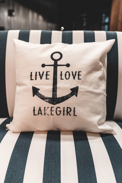 Live Love Lakegirl Pillow Case