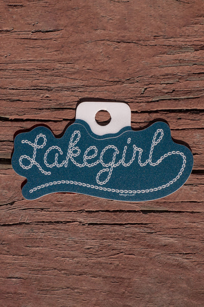 Lakegirl Roped Sticker