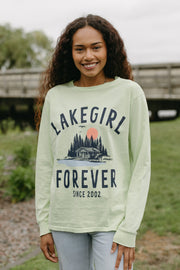 Lakegirl Ringspun Long Sleeve in Lime