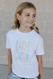 Youth Ringspun Tee in White