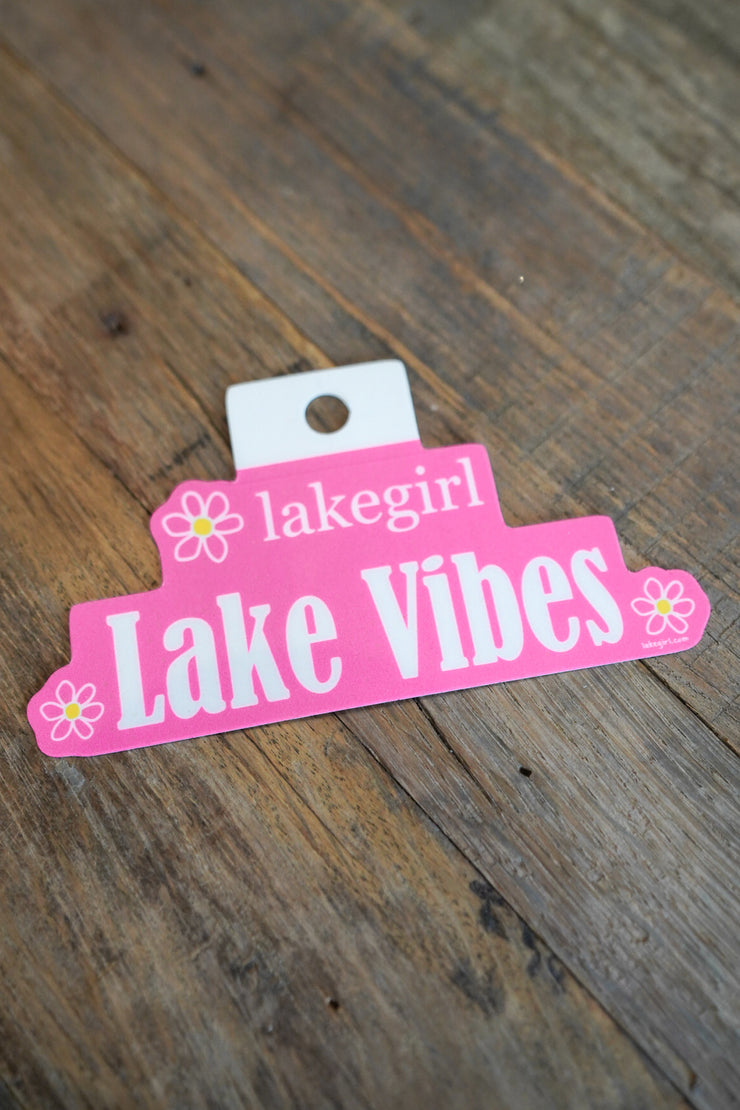 Lakegirl Daisies Lake Vibes Sticker