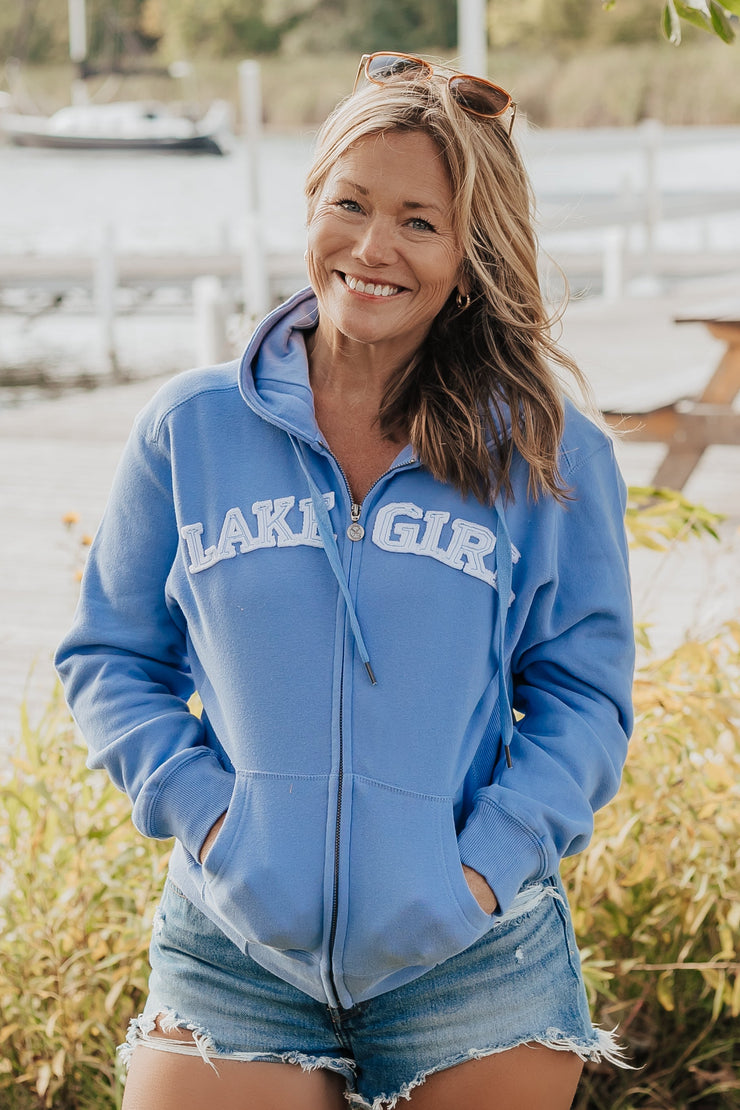 Lakegirl Classic Full Zip Hoodie Sweatshirt - Buy Online