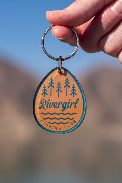 Rivergirl Fishing Egg Acrylic Keychain