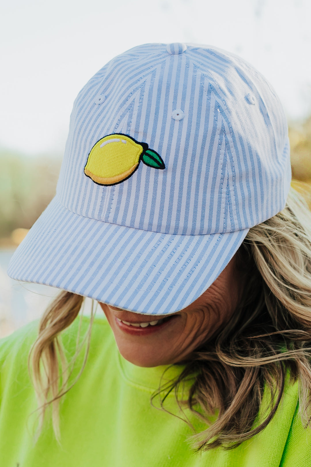 Lakegirl Peri Seersucker Cap
