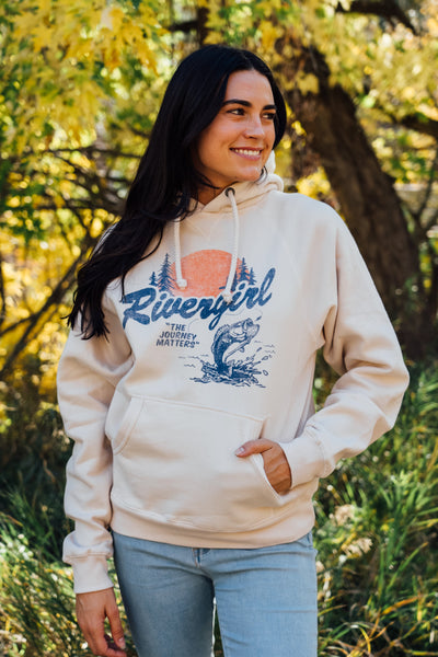 Rivergirl Sanded Fleece Hooded Sweatshirt