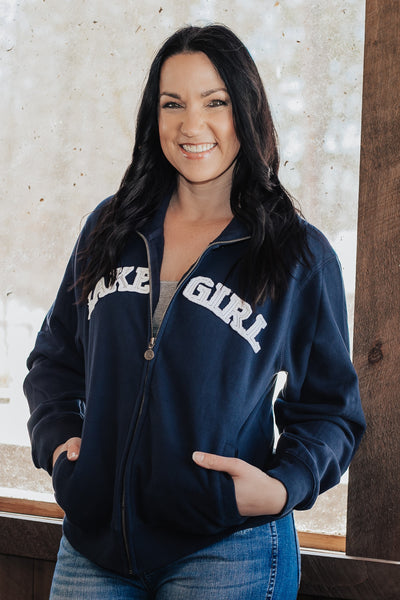 Classic Track Jacket in Navy