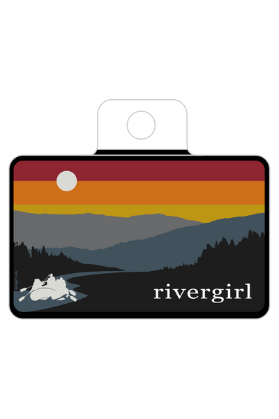 Sunset River Sticker