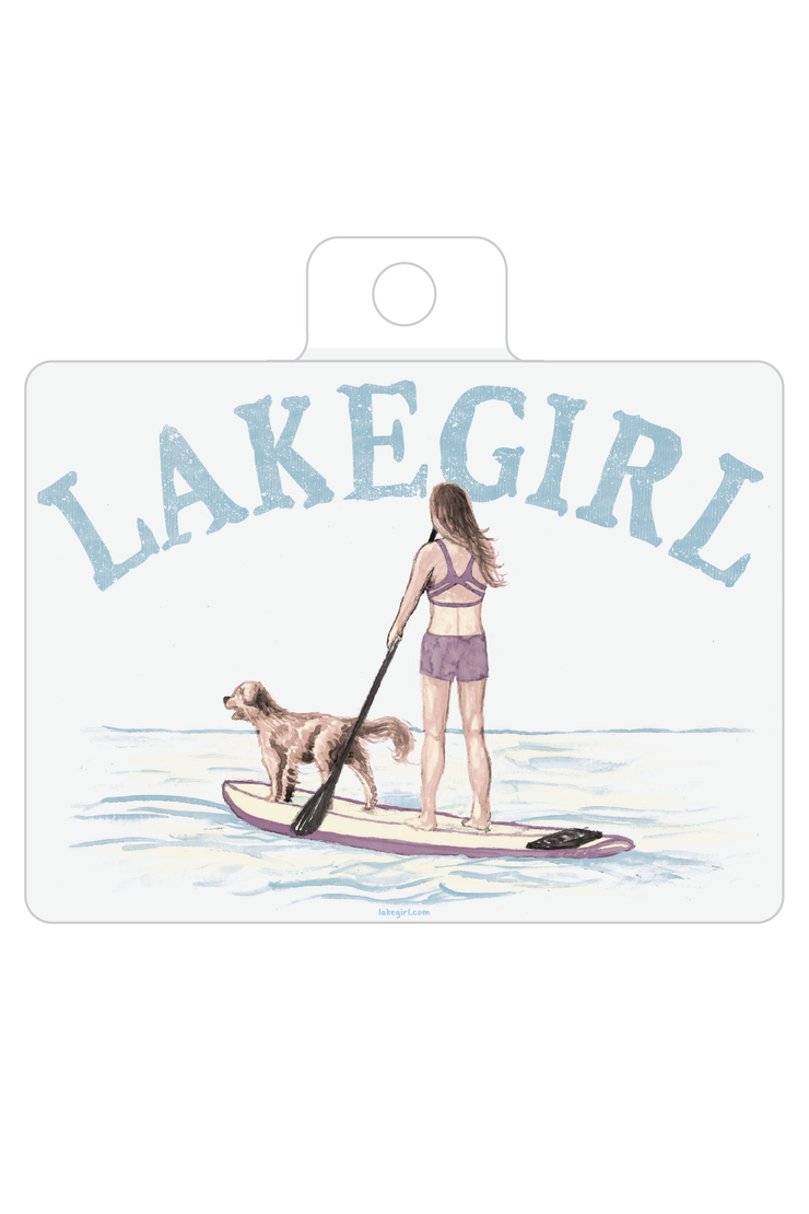 Paddle Girl Sticker