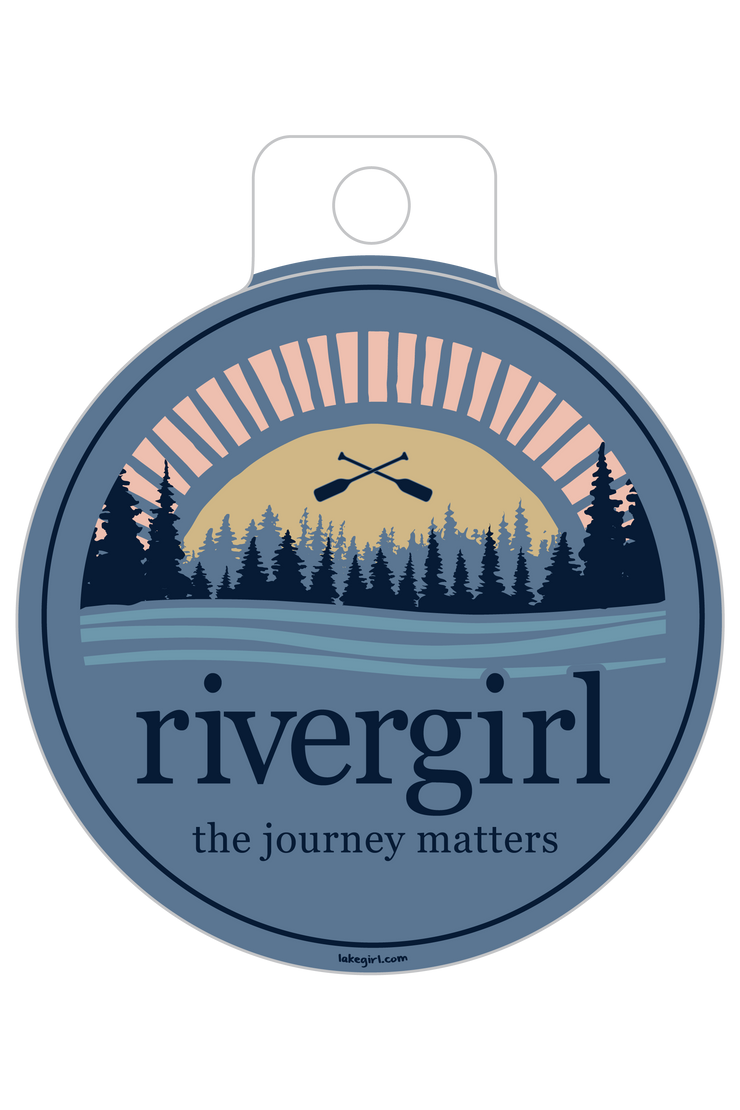 Rivergirl Sunrise Sticker