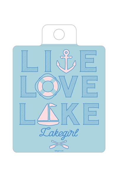 Live Love Lakegirl Sticker