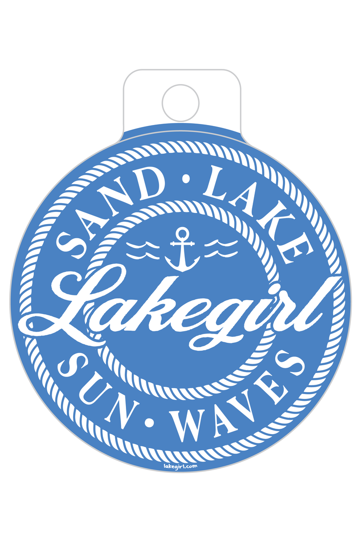 Sand Lake Sun Waves Sticker