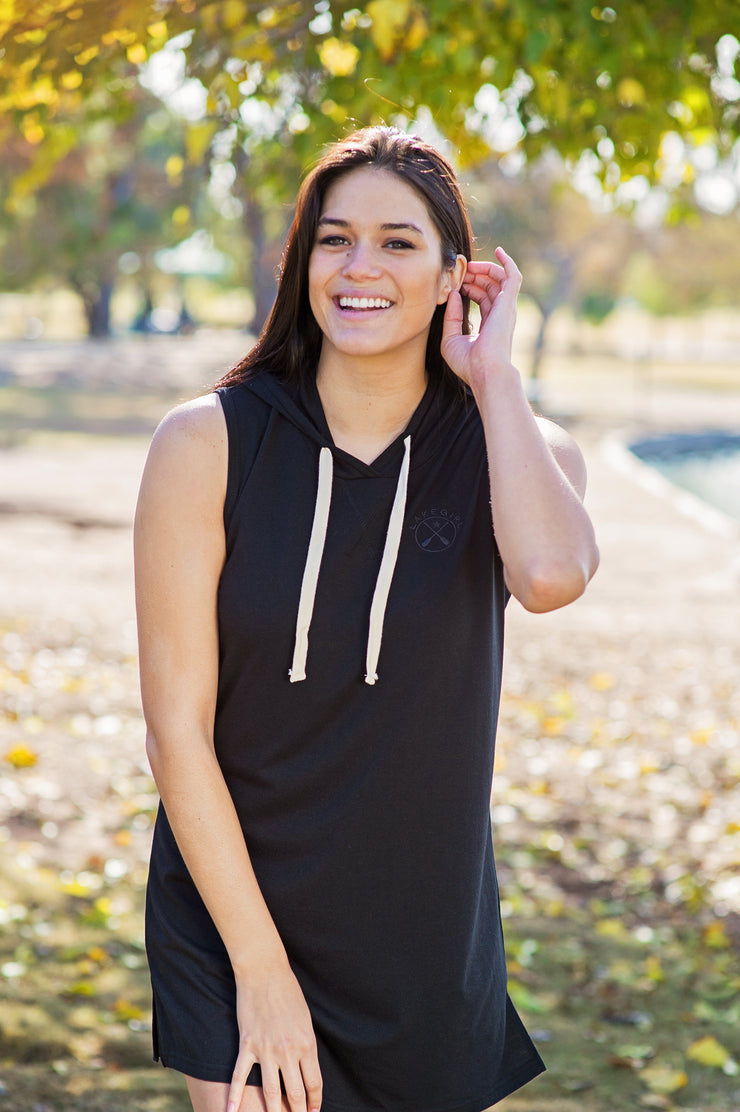 Lakegirl Sleeveless Hooded Dress Cover-up Lakegirl Sleeveless Hooded Dress Cover-up