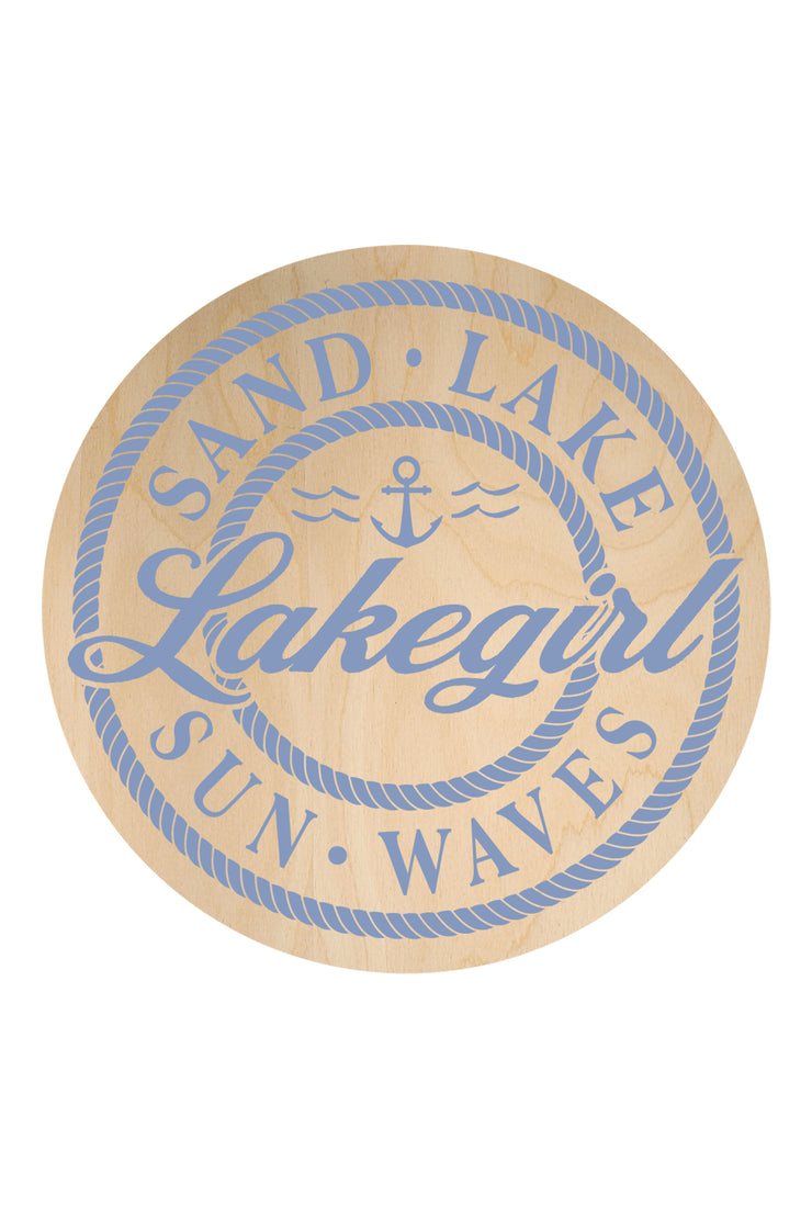 Sand Lake Sun Waves Sign