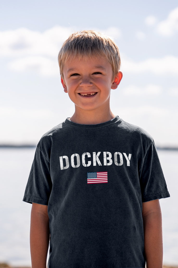 Dockboy Ringspun Flag Tee