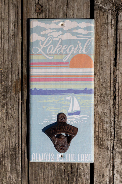 Sail By The Lake Wooden Bottle Opener