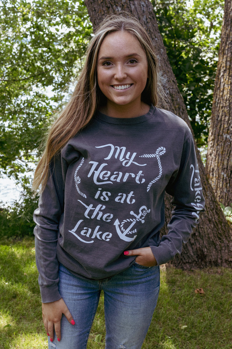 Heart at the Lake Long Sleeve - M Only