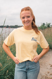 Dreamy Sailboat Short Sleeve in Butter