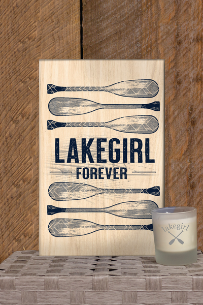 Forever Stacked Paddles Wooden Sign