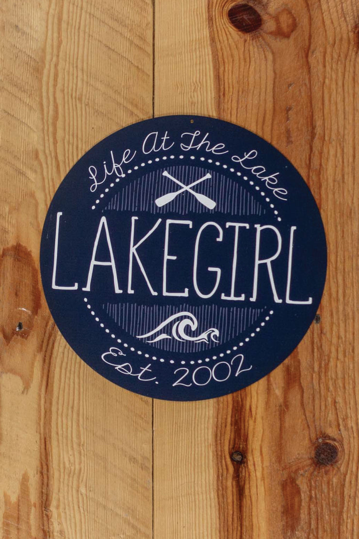 Life At The Lake Sign