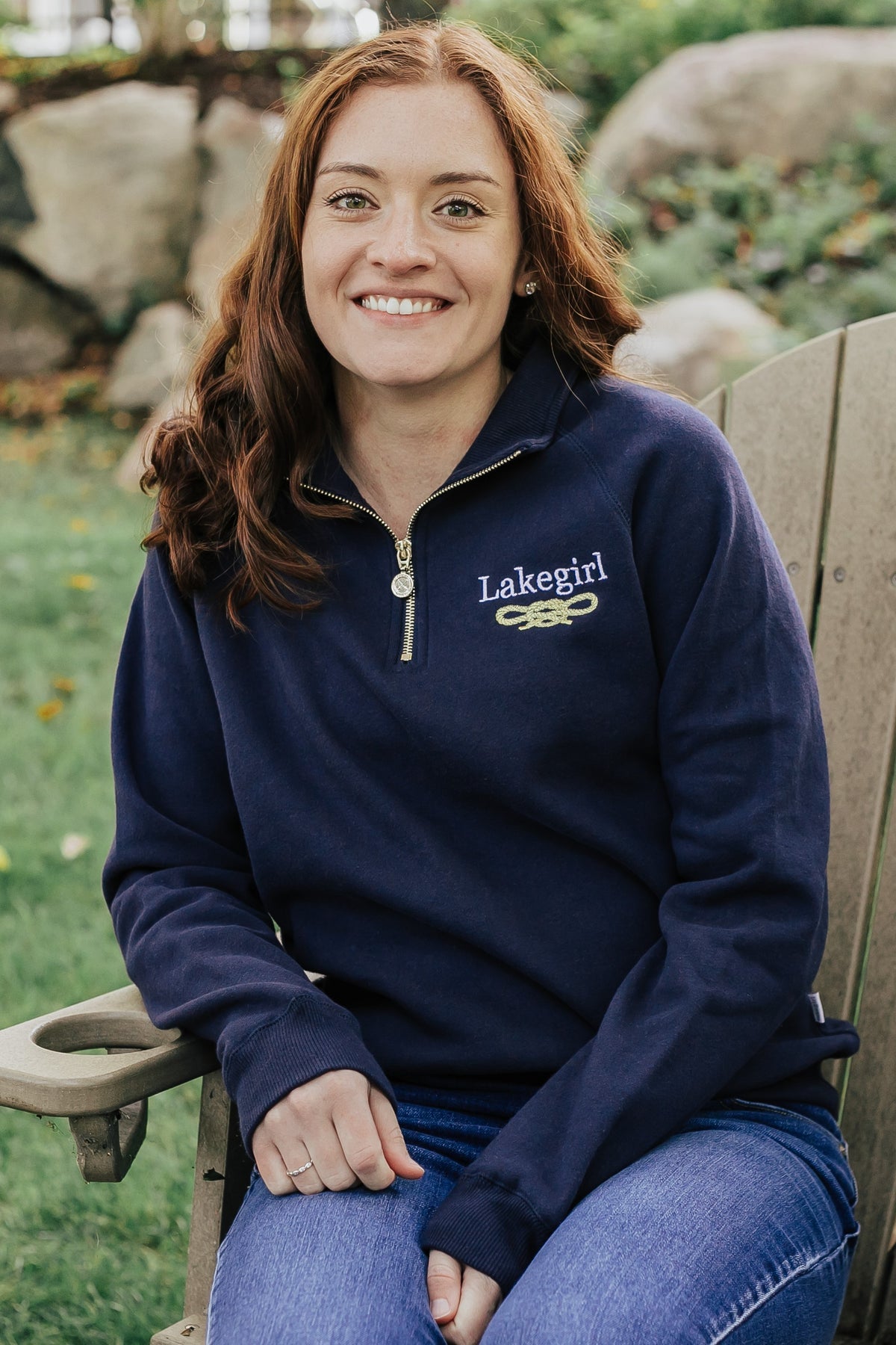 Classic Navy Quarter Zip – Lakegirl