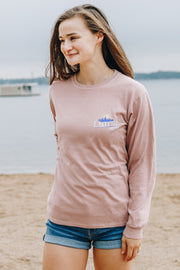 Boat and Pines Ringspun Tee