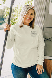 Shelby Paddles Long Sleeve Ivory Tee