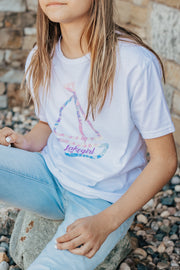 Youth Ringspun on a Sailboat Tee