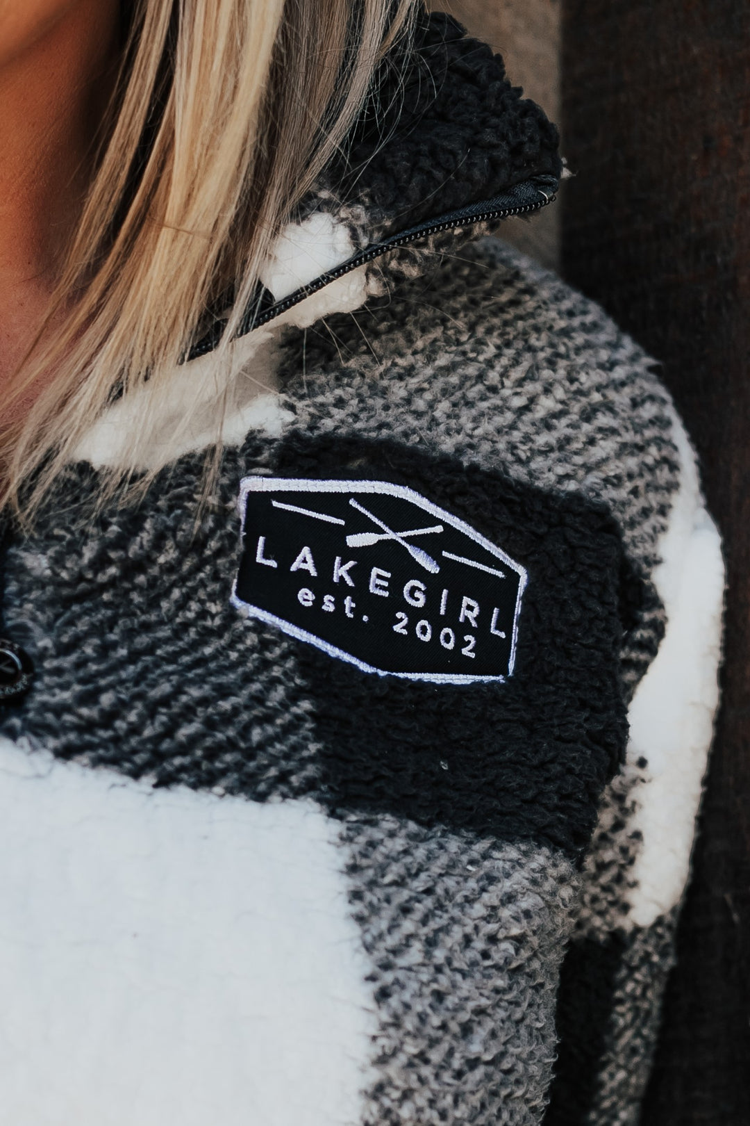 Buffalo Plaid Sherpa Quarter Zip – Lakegirl