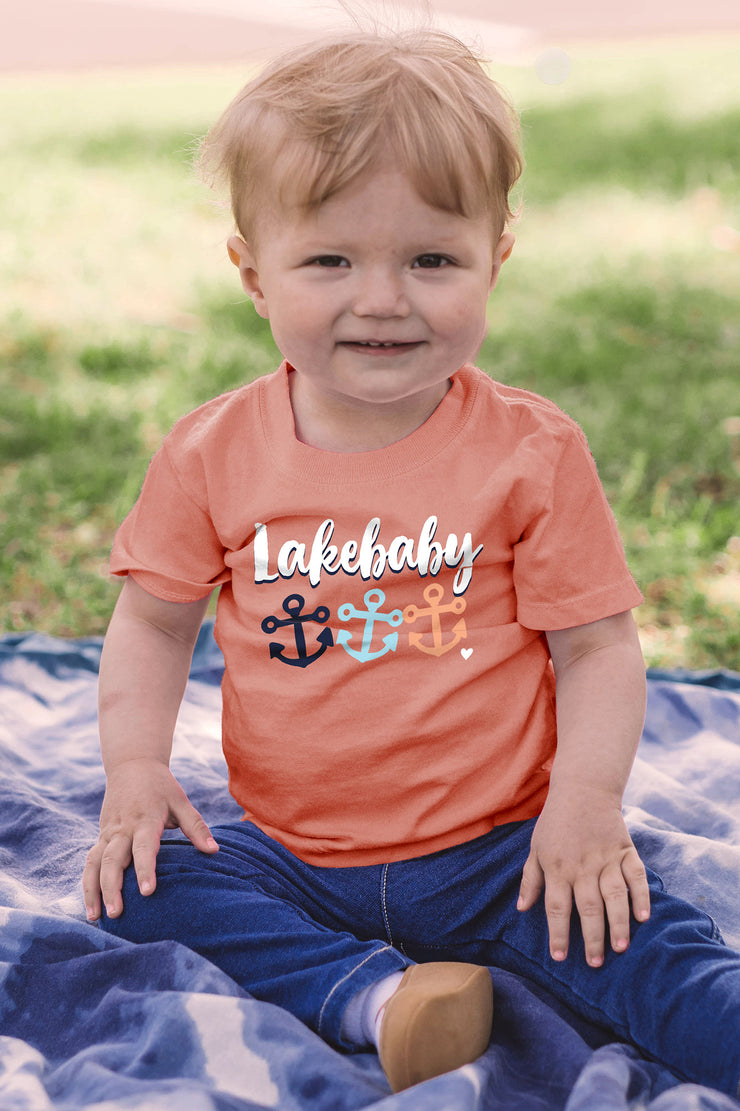 Lakebaby Juner Anchors Tee- 12M Only