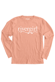 Rivergirl Logo Long Sleeve in Rose Quartz