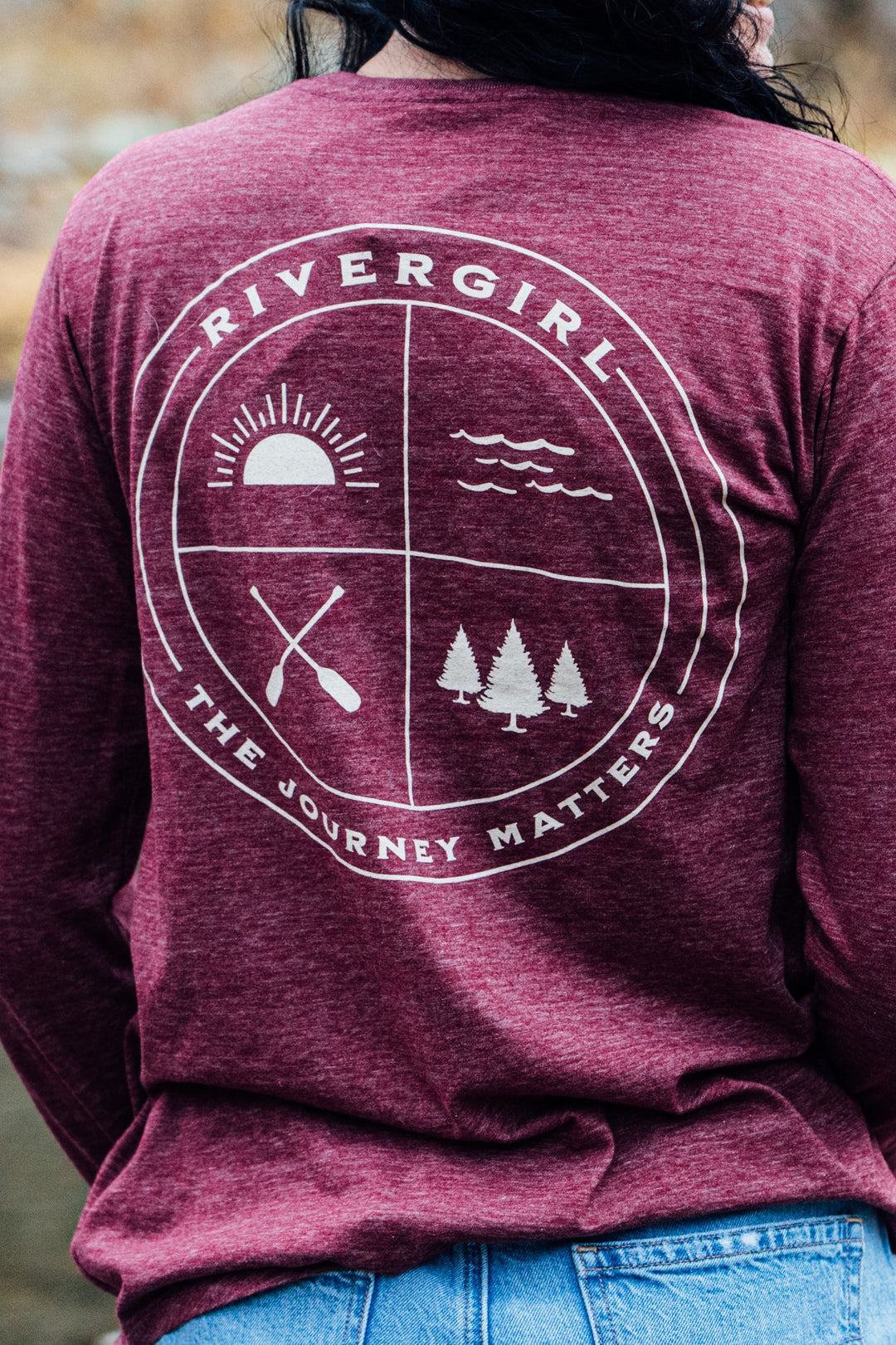 Rivergirl Periscope Triblend Long Sleeve Tee – Lakegirl