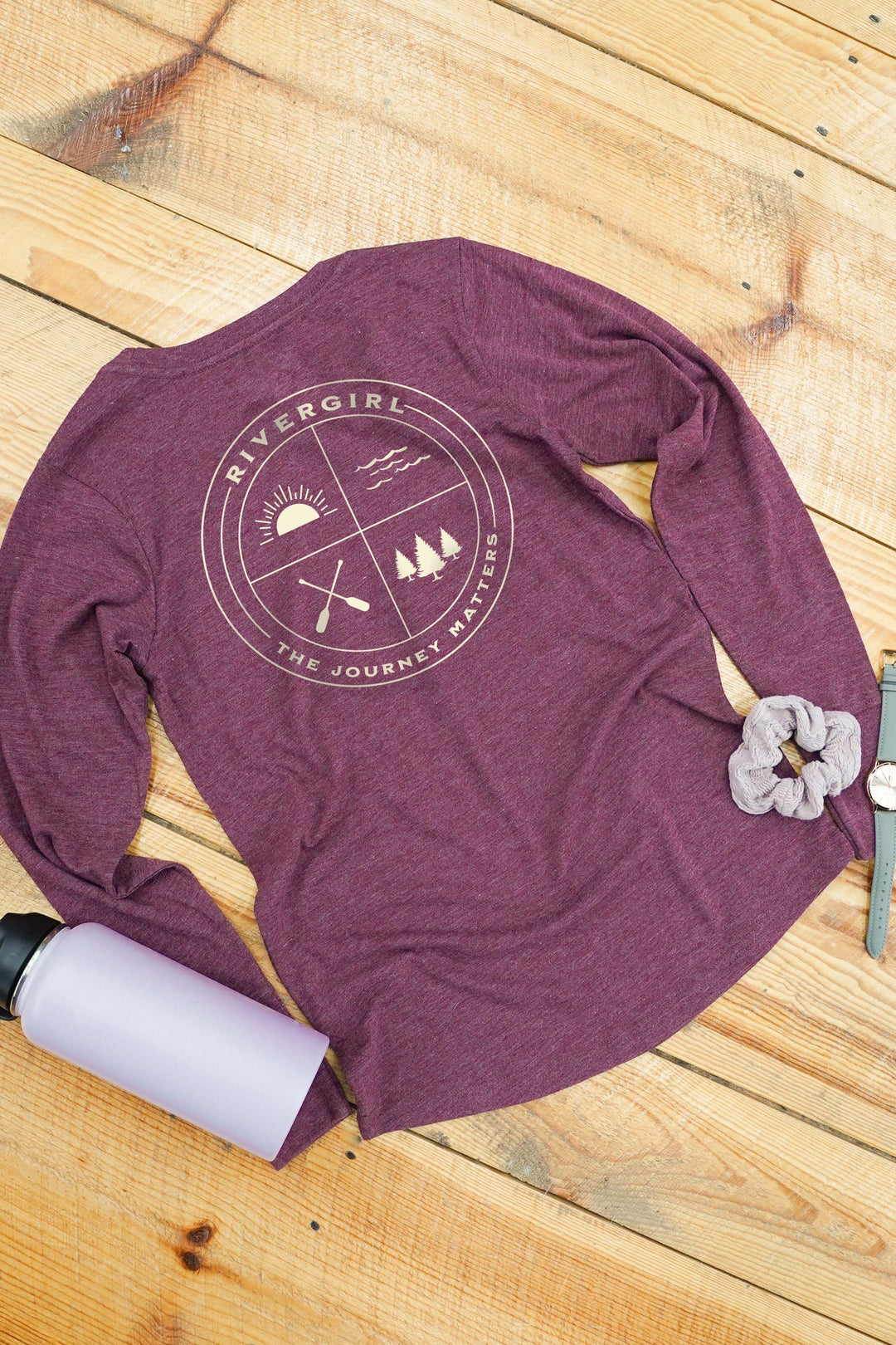 Rivergirl Periscope Triblend Long Sleeve Tee – Lakegirl
